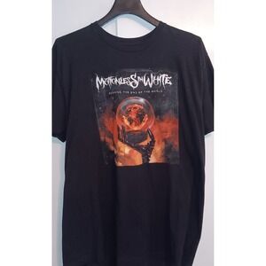 unisex adult band t shirt motionless in white tour shirt XL goth grunge rock